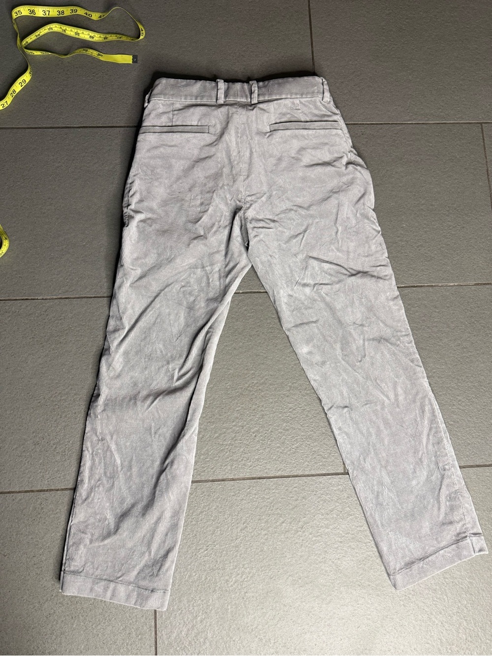 Ralph Lauren Golf Gray Corduroy Cropped Pants Stretch Size 0 - Picture 5 of 5